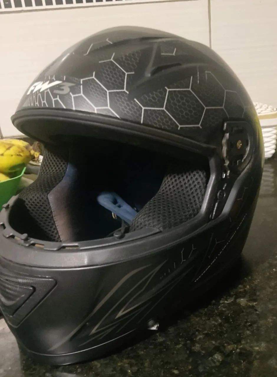 Capacete fw3 fechado  - Foto 3