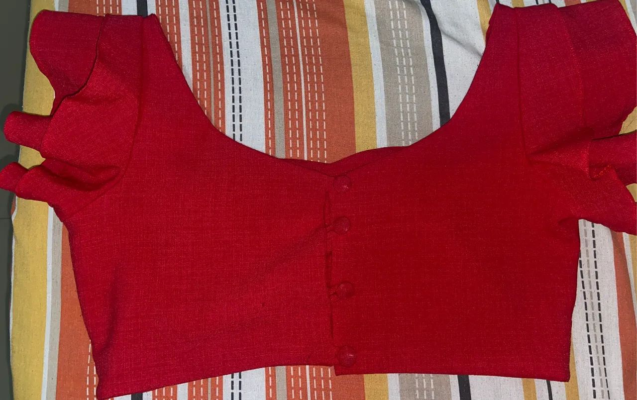 CROPPED FEMININO VERMELHO SHEIN - Foto 2