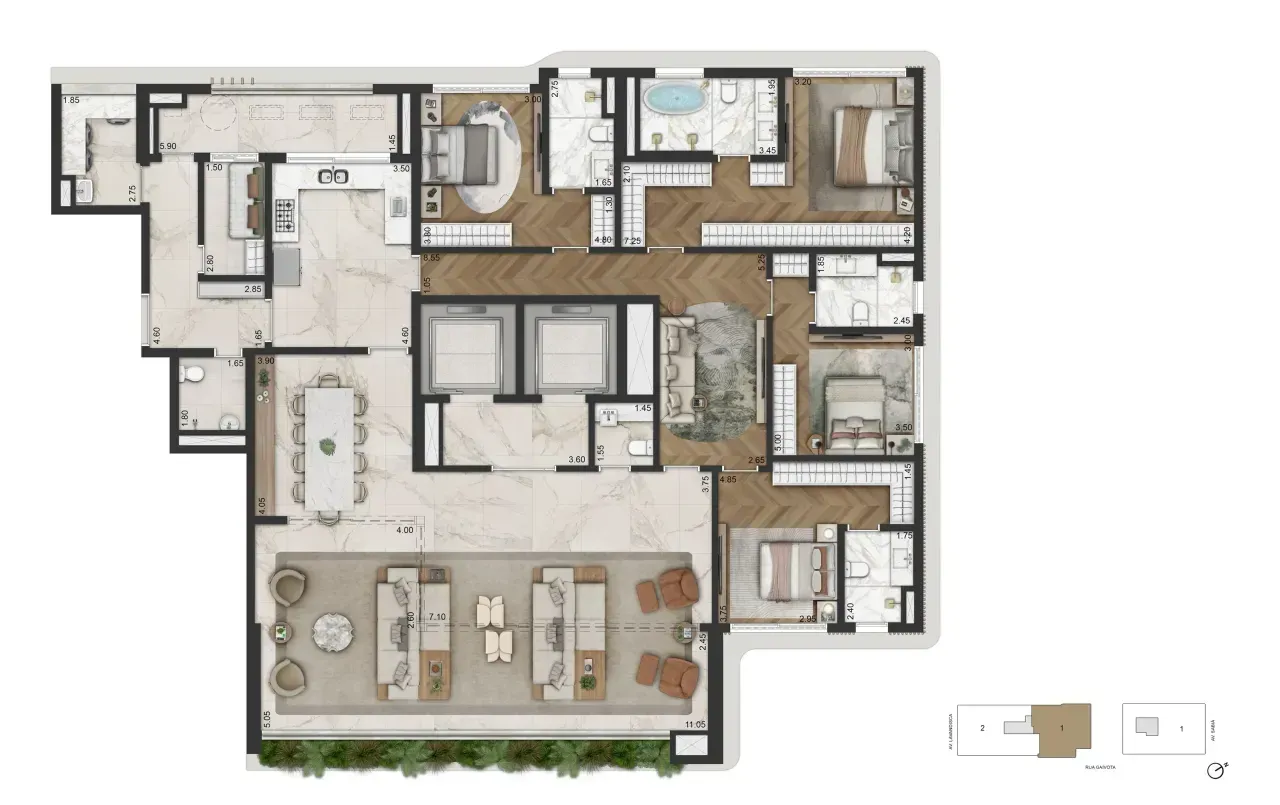 PLANTA 283m²