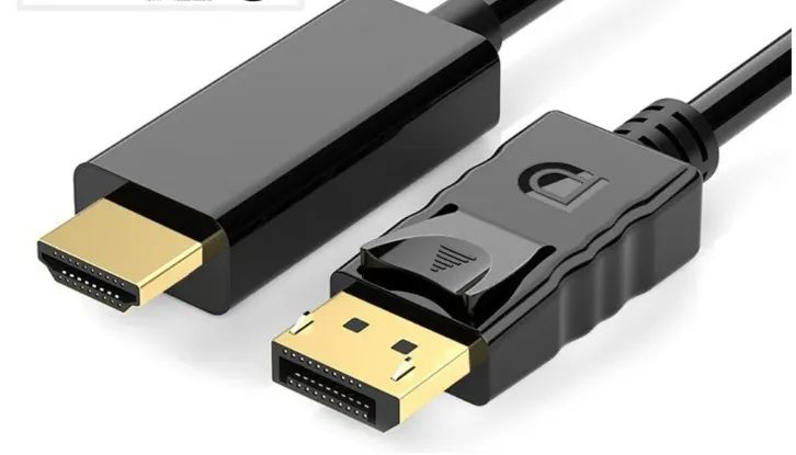 Cabo Displayport Para Hdmi 4k Ultrahd 1,8m Kapbom Ka-v810 - Foto 4