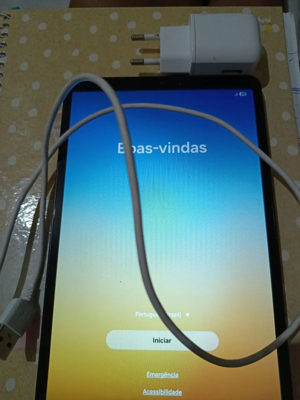 Tablet Samsung A9 chip 64bg expansível 1tb - Foto 4