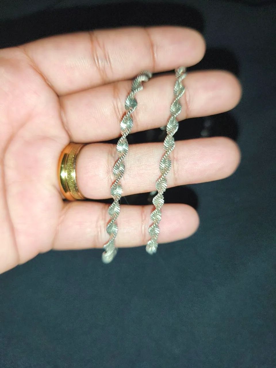 Corrente + Pulseira Prata 925  - Foto 3