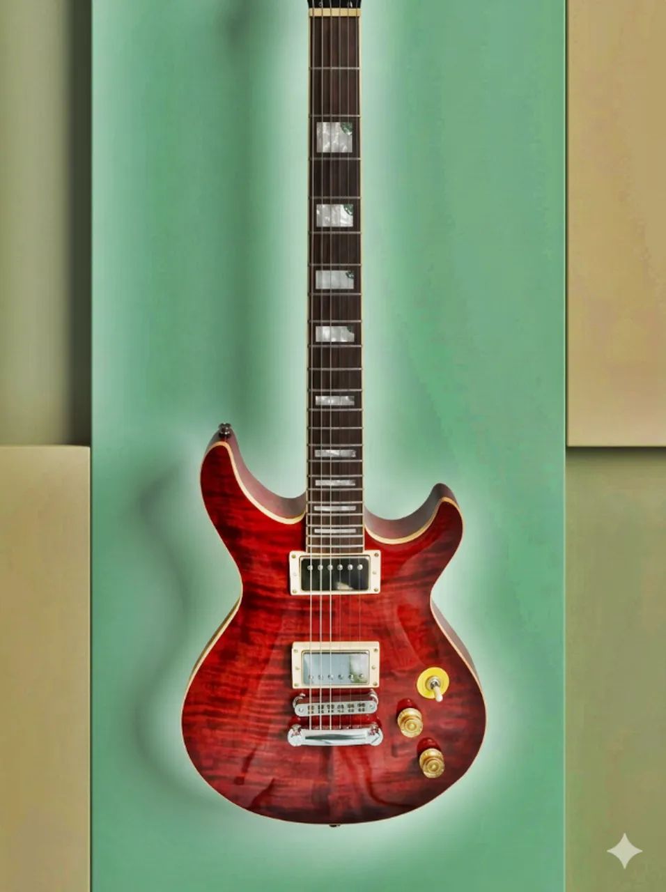 Guitarra Cort M600 Vermelha (Cherry Red) - Linda e Versátil