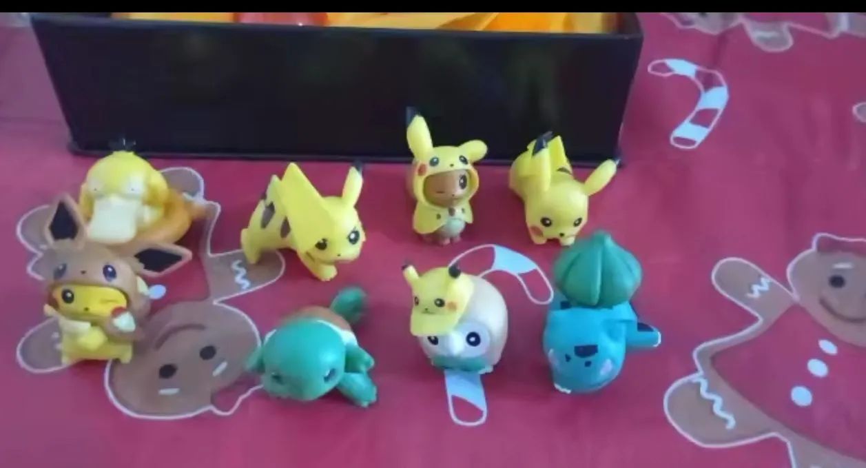 Kit mini boneco estatueta pokémon em PVC  - Foto 5