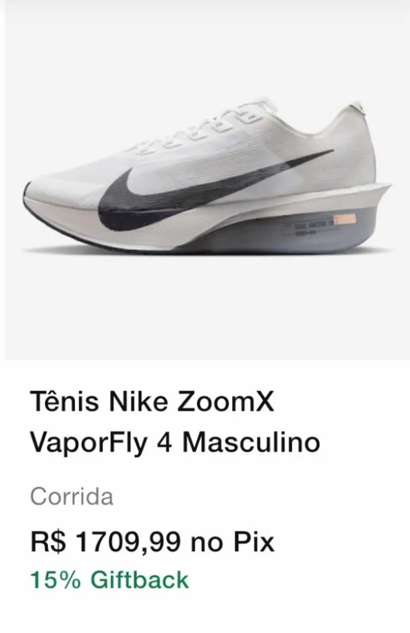Nike ZoomX VaporFly 4 masculino  - Foto 6