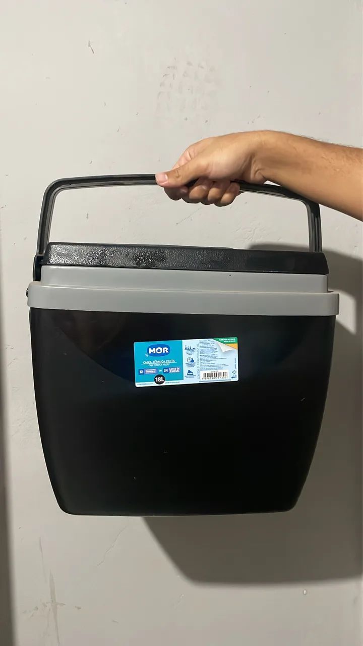 Caixa Térmica Preta 18L - Foto 4
