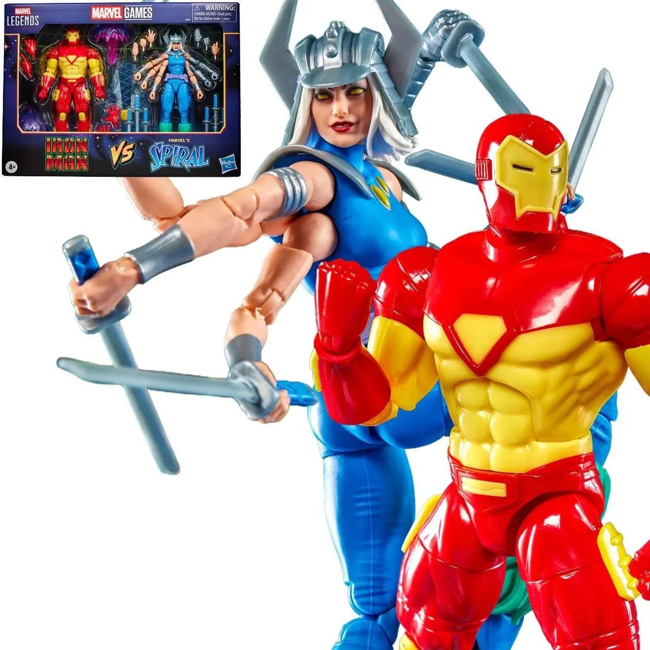 Iron Man Vs Spiral Marvel Legends Gamerverse