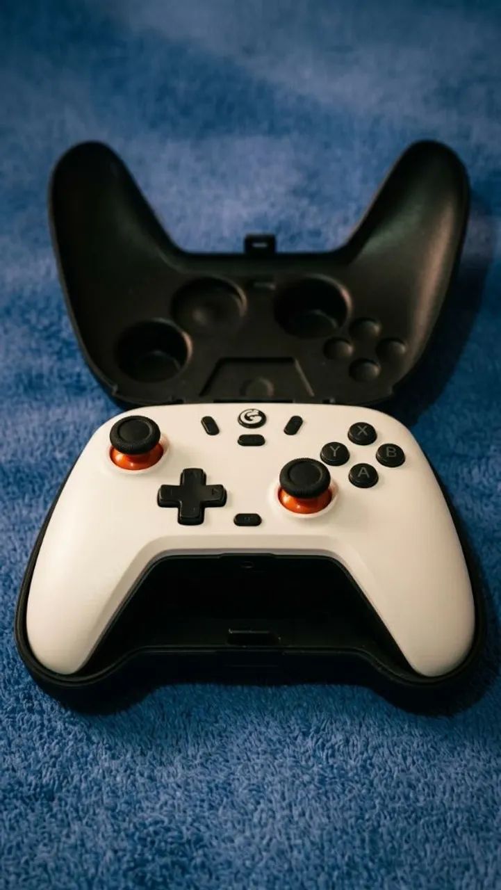 Controle GameSir Nova Lite + Capa Rígida (Impecável e Sem Drift)