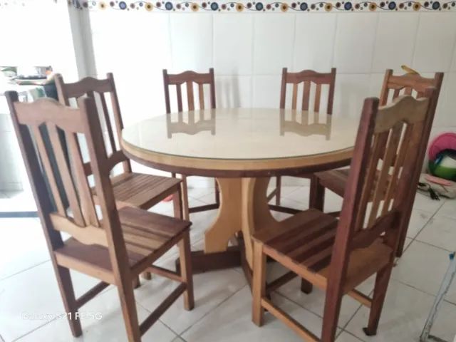 Vendo mesa de jantar redonda - Foto 3