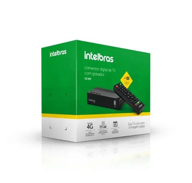 CONVERSOR DIGITAL DE TV COM GRAVADOR INTELBRAS