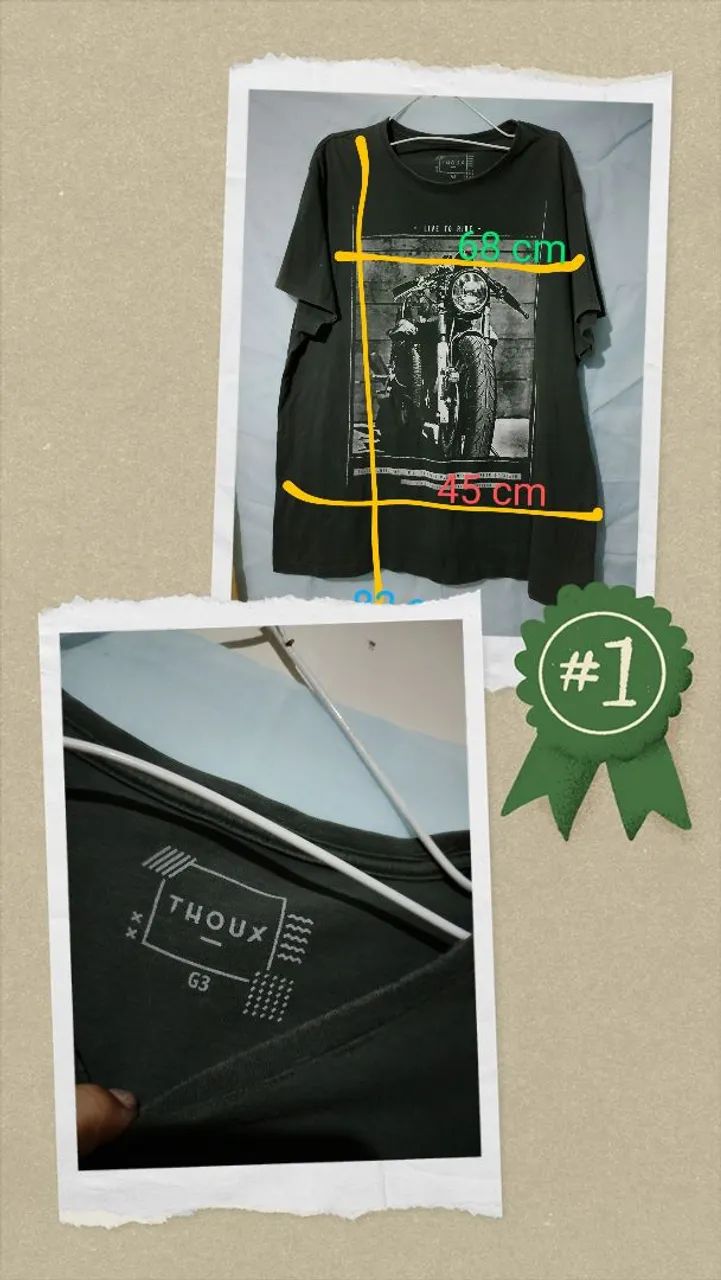 Camiseta de malha G3 marca Thoux - Foto 3