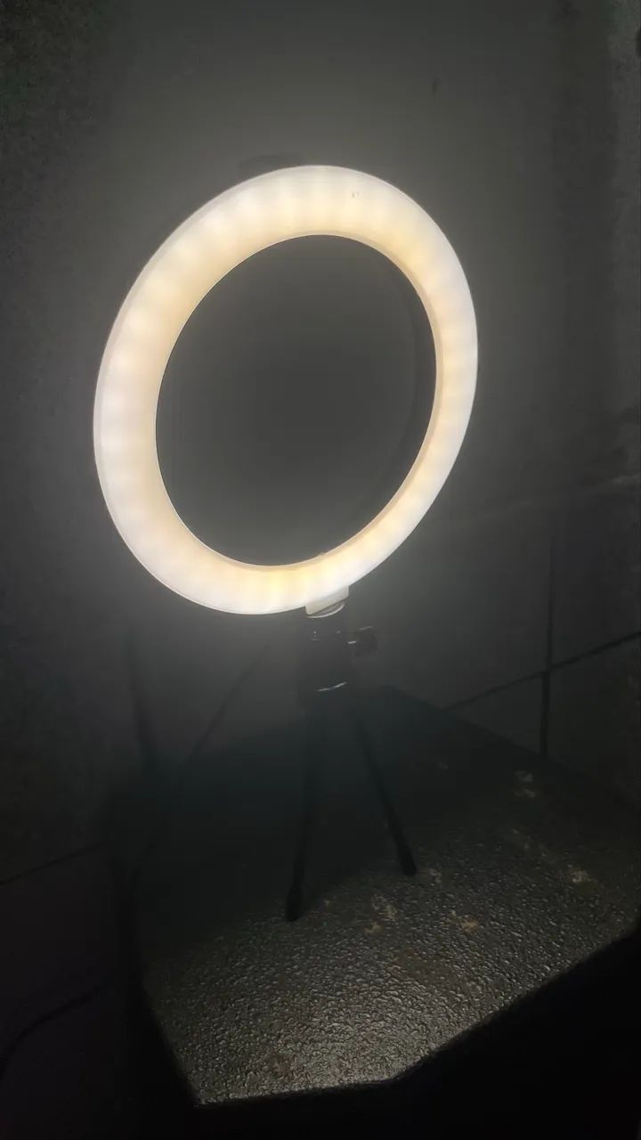 Ring light 20cm junto com tripé 17cm  - Foto 3