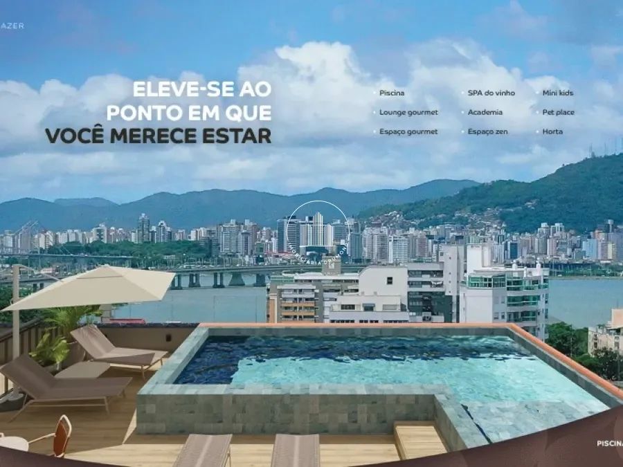 Studio com vista mar, sol da manhã em Coqueiros - Foto 3