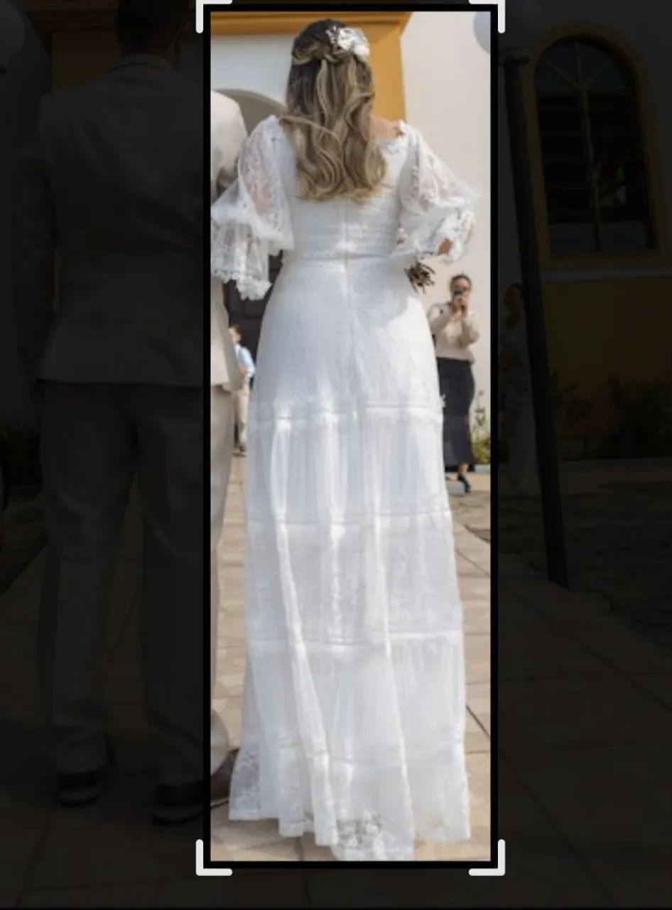 Vestido de noiva romântico  - Foto 3
