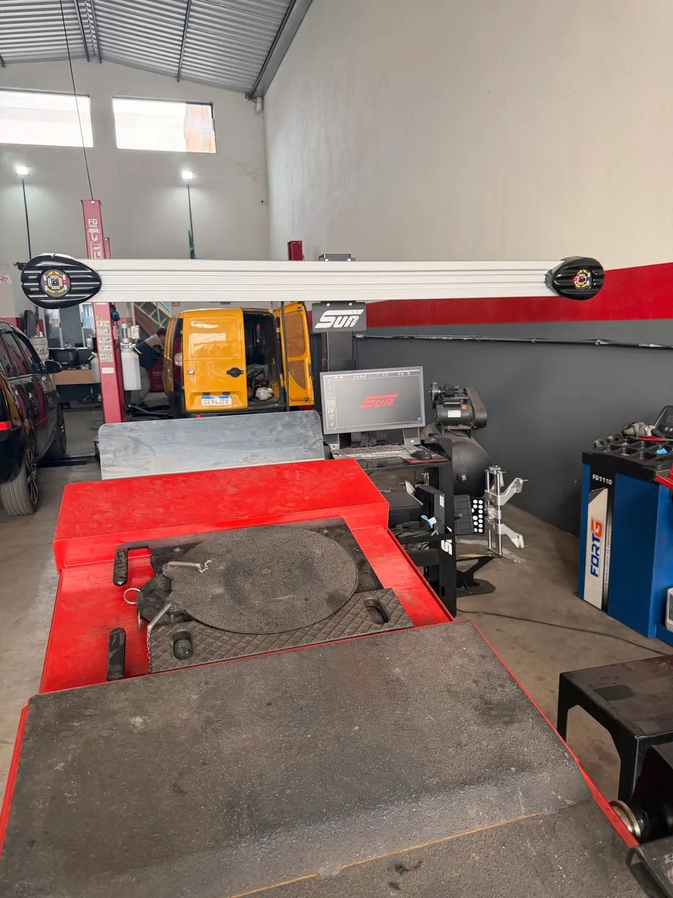 Alinhador de Direção automotivo 3D com Rampa  - Foto 2