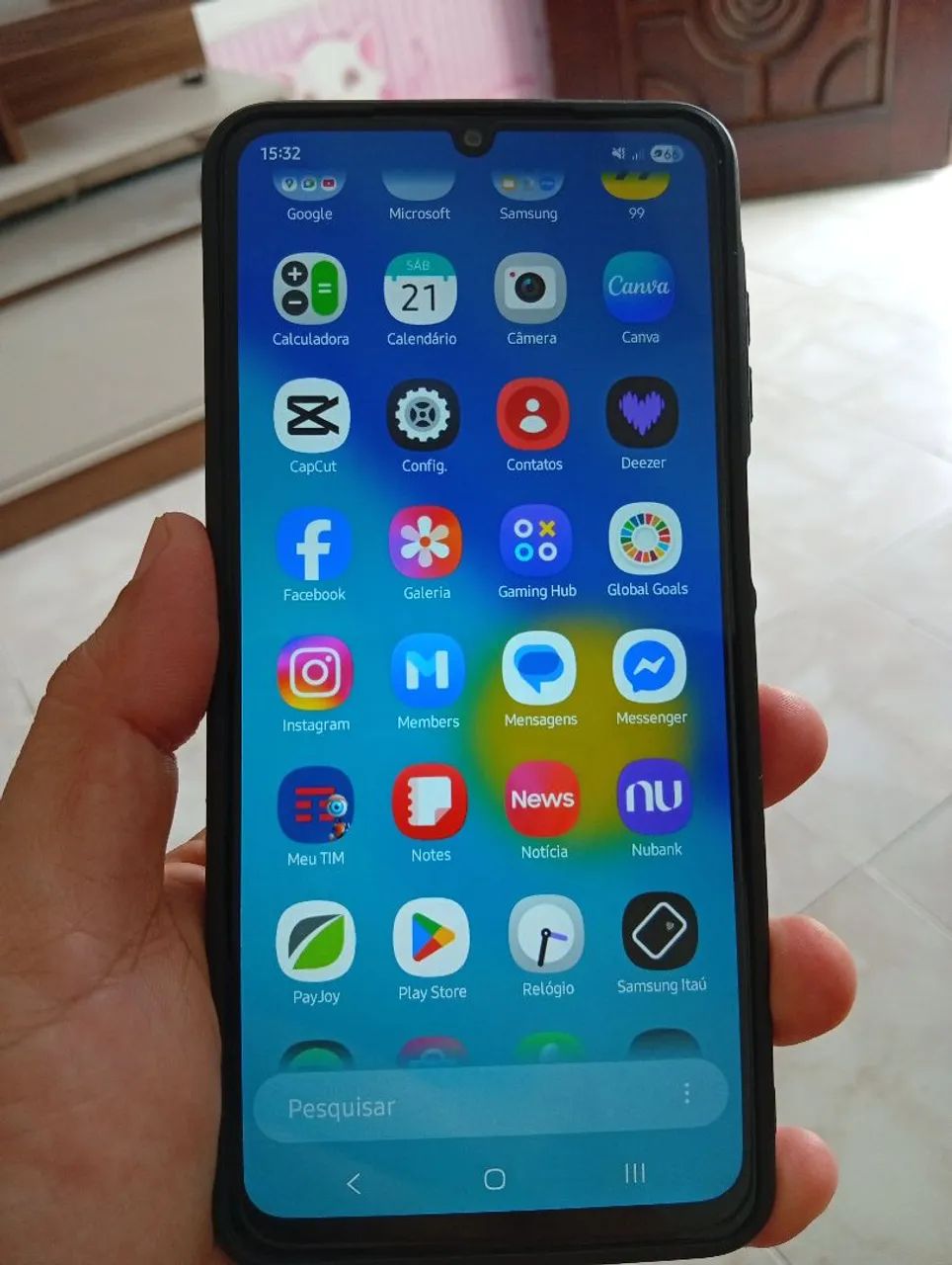 Celular para retirada de peças 