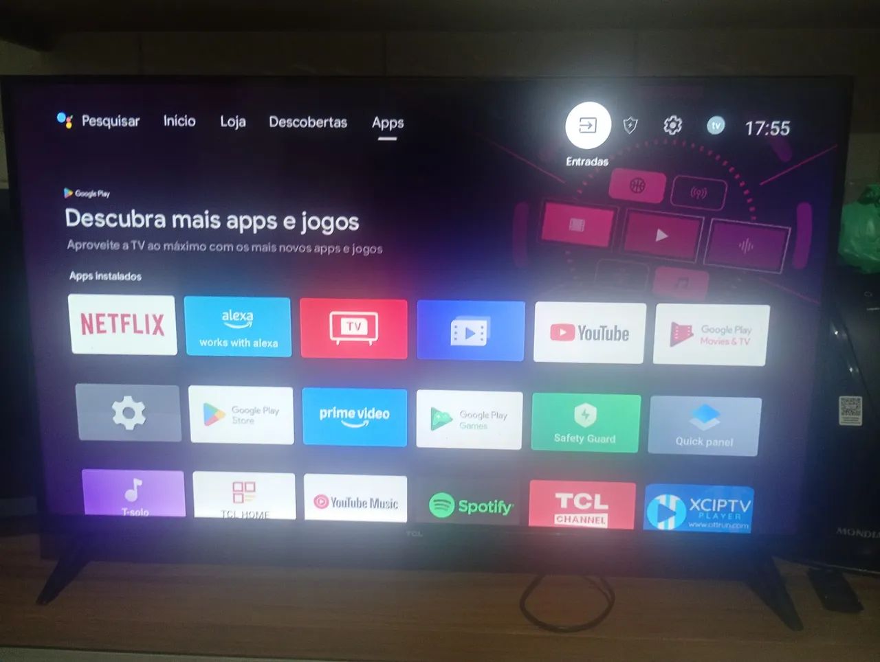 Smart Tv Tcl 32 Polegadas Led Android - Foto 5