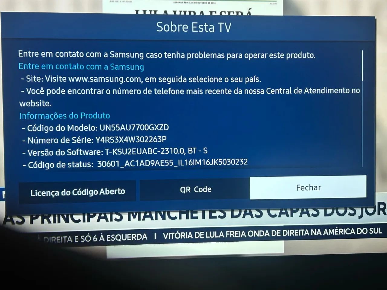 SAMSUNG SMART HUB 55 POLEGADAS - Foto 3