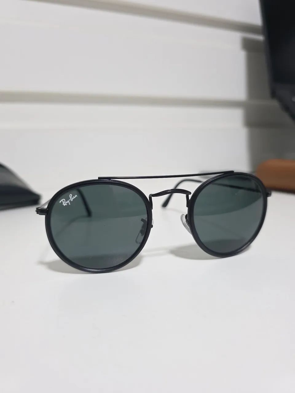 Óculos Ray Ban Round Double Bridge ÓTIMO ESTADO - Foto 4