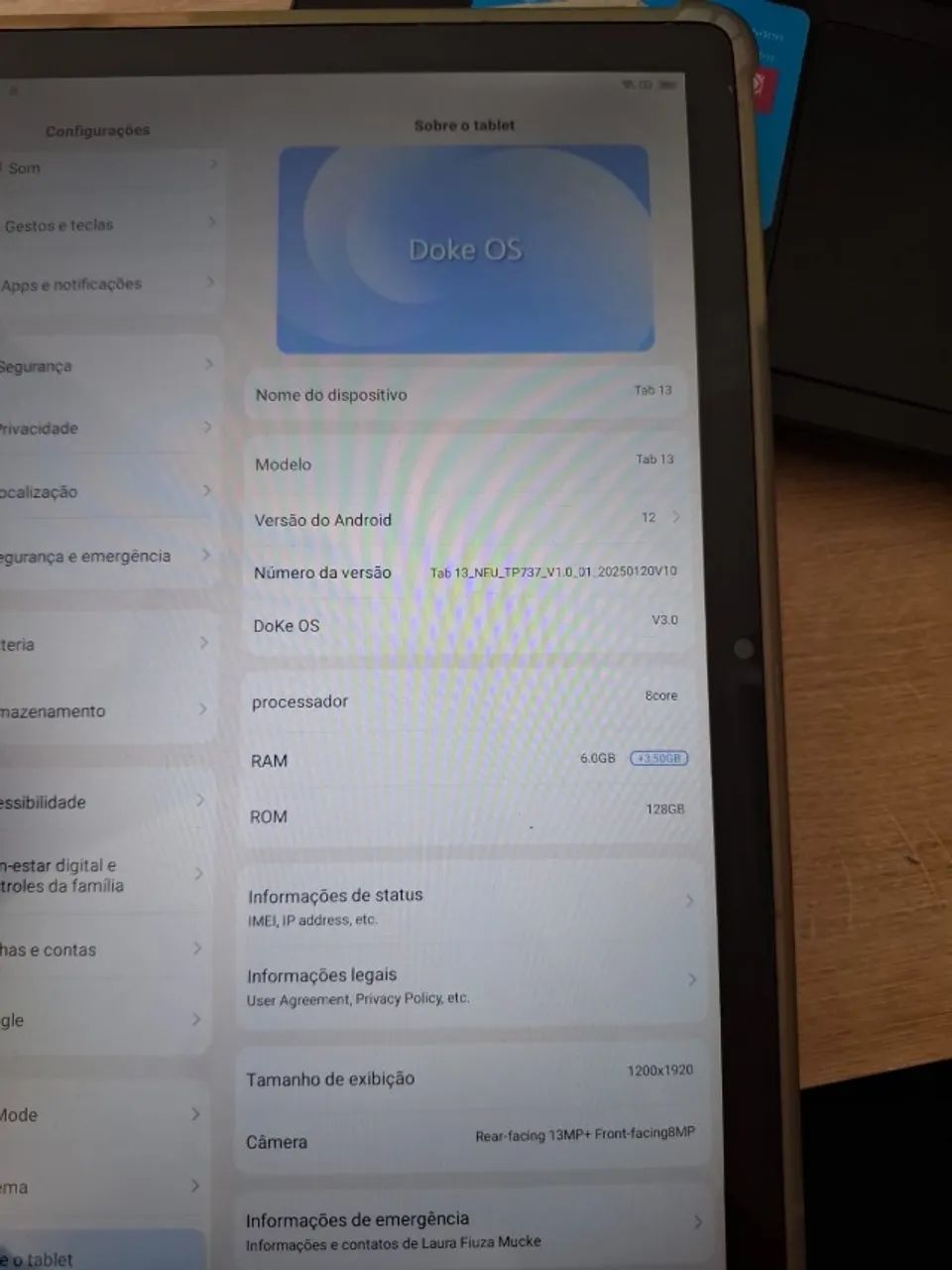 Tablet Tab 13 128GB e 6 RAM - Foto 2