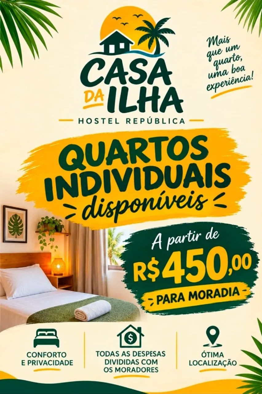 Alugamos quartos individuais em Republica em São Luis-MA - Foto 2