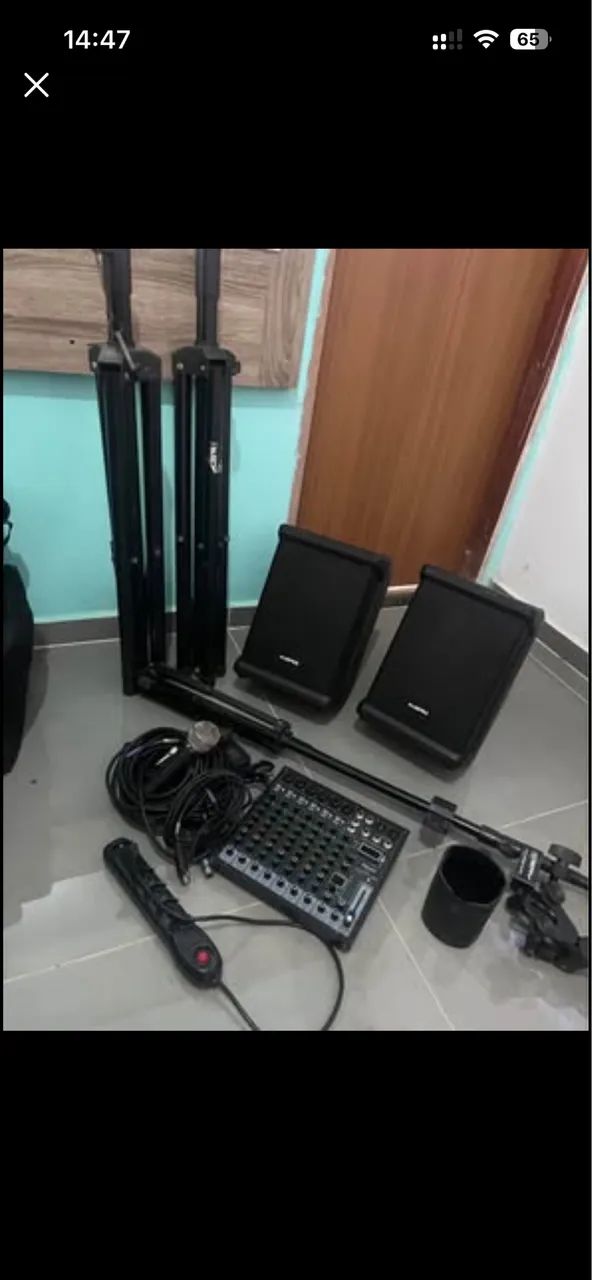 Kit completo de som portátil 