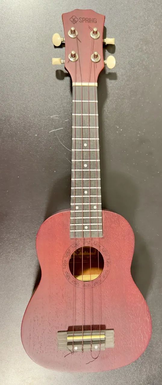 Ukulele Acústico Spring Soprano 21 Polegadas Vermelho - Foto 3