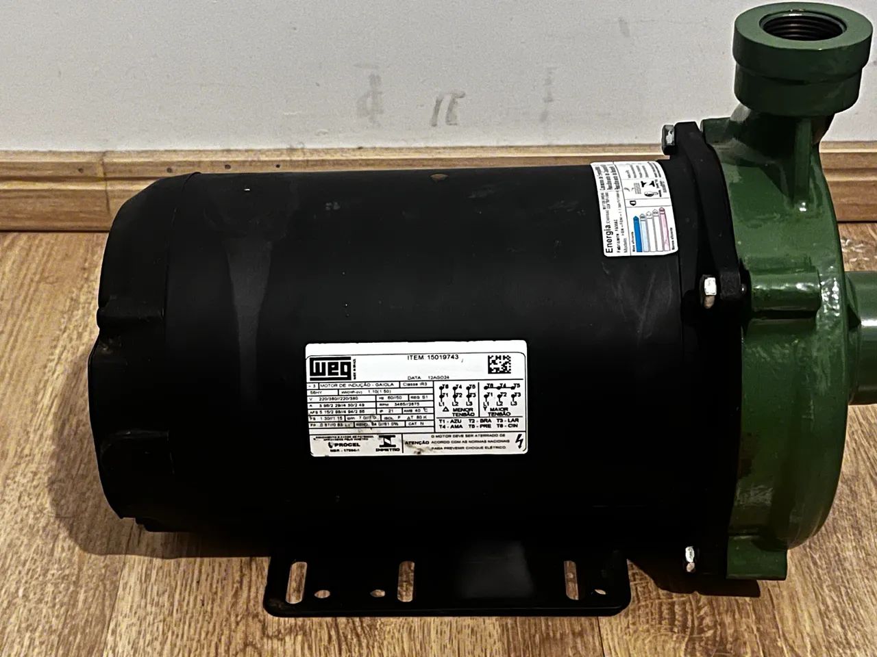 Motobomba FAMAC 1.5 CV Trifásica - Seminova Revisada - Foto 4