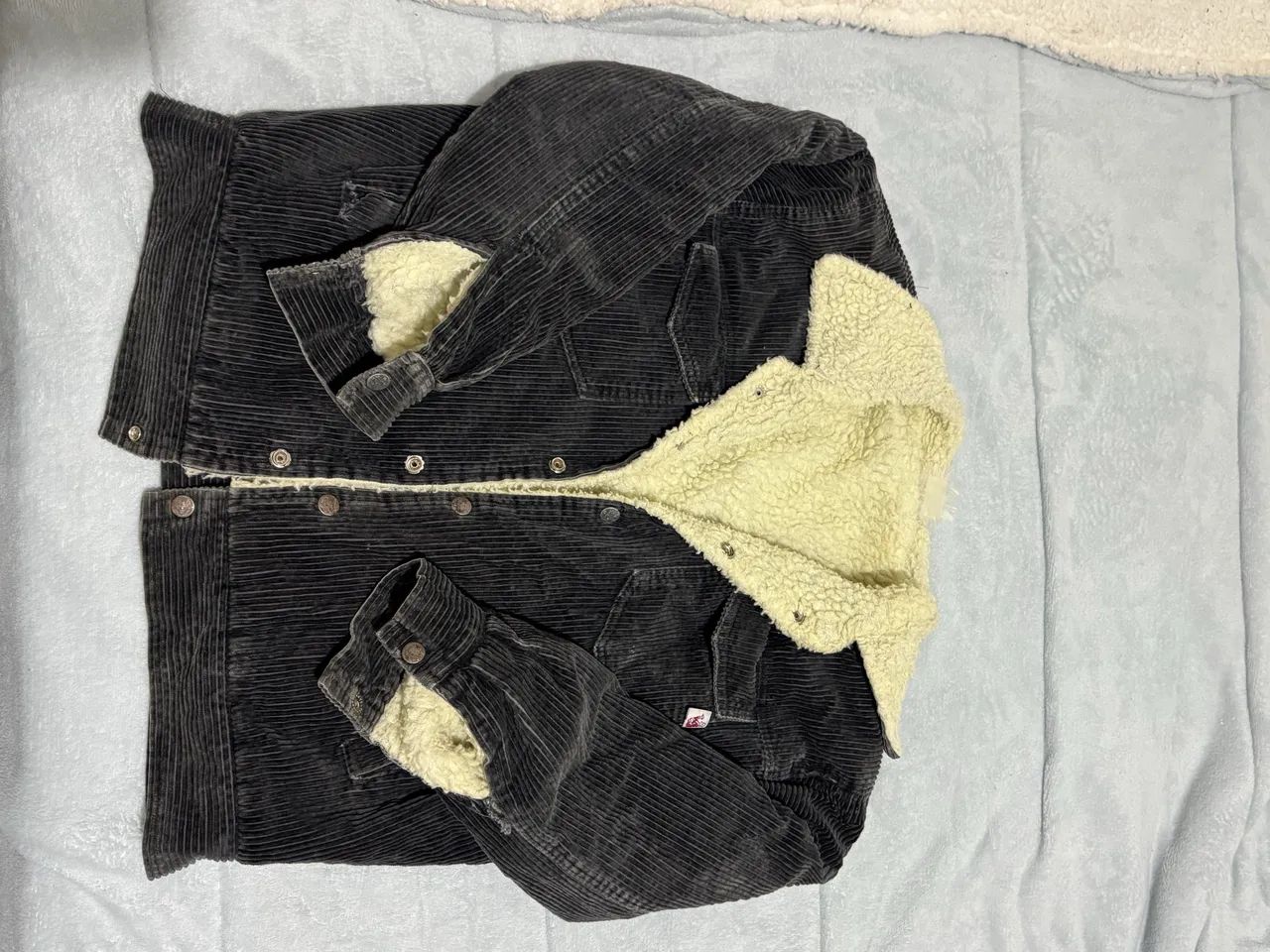 Jaqueta Vintage Cotelê Forrada 