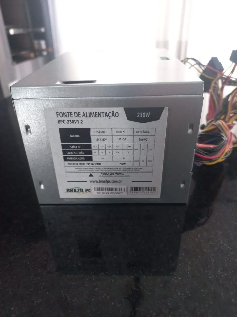 Fonte de Alimentação Brazil PC 230W - modelo BPC-230V1.2 - Foto 2