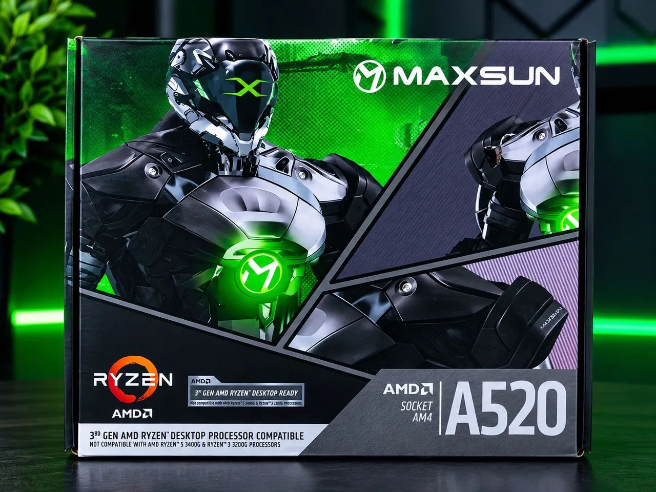 PLACA MÃE MAX-SUN A520M (NOVO)