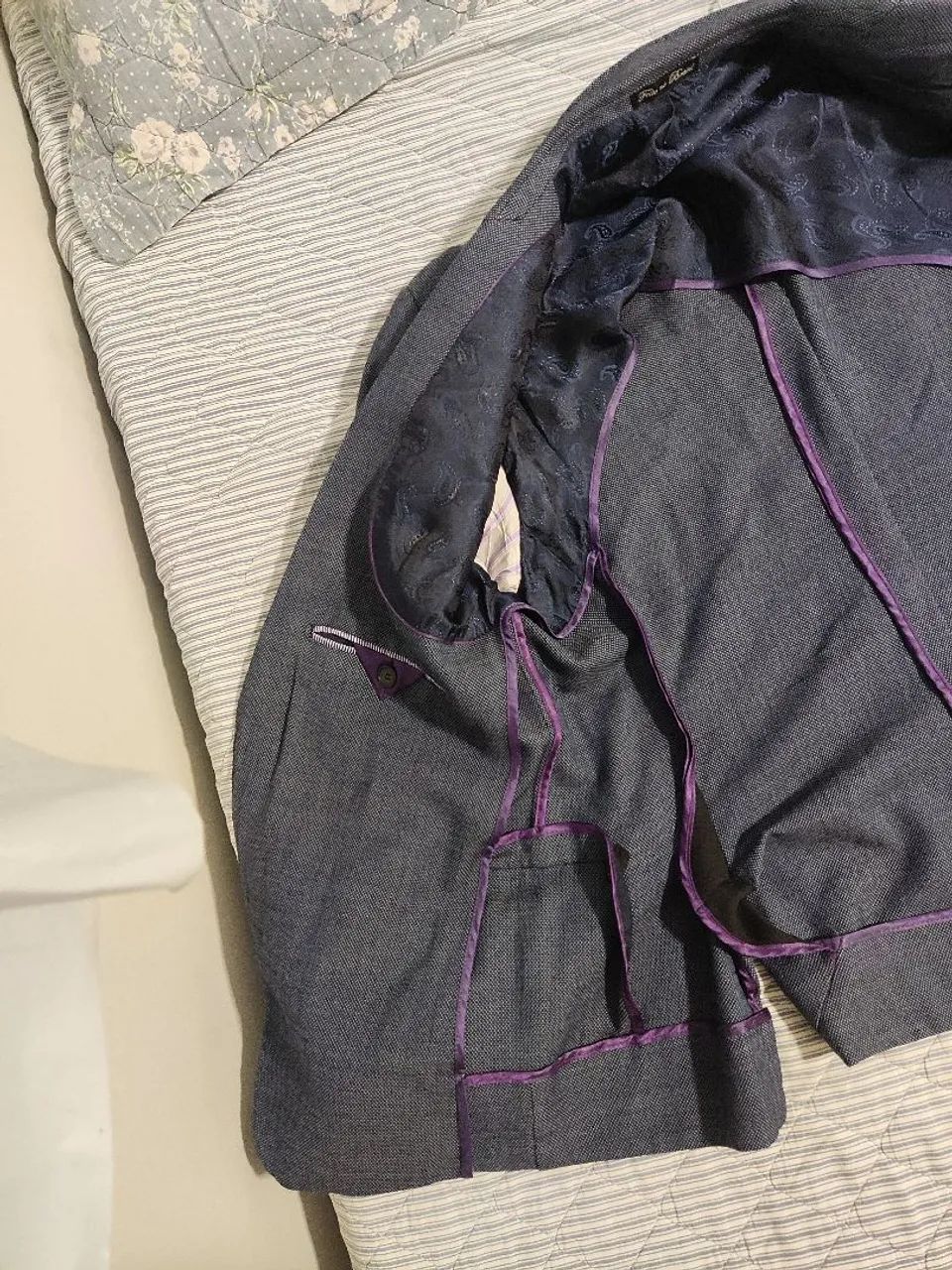 Blazer Brooksfield azul escuro  - Foto 4