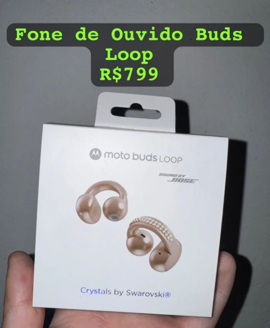 Fone de Ouvido Bluetooth Moto Buds Loop [Novo]