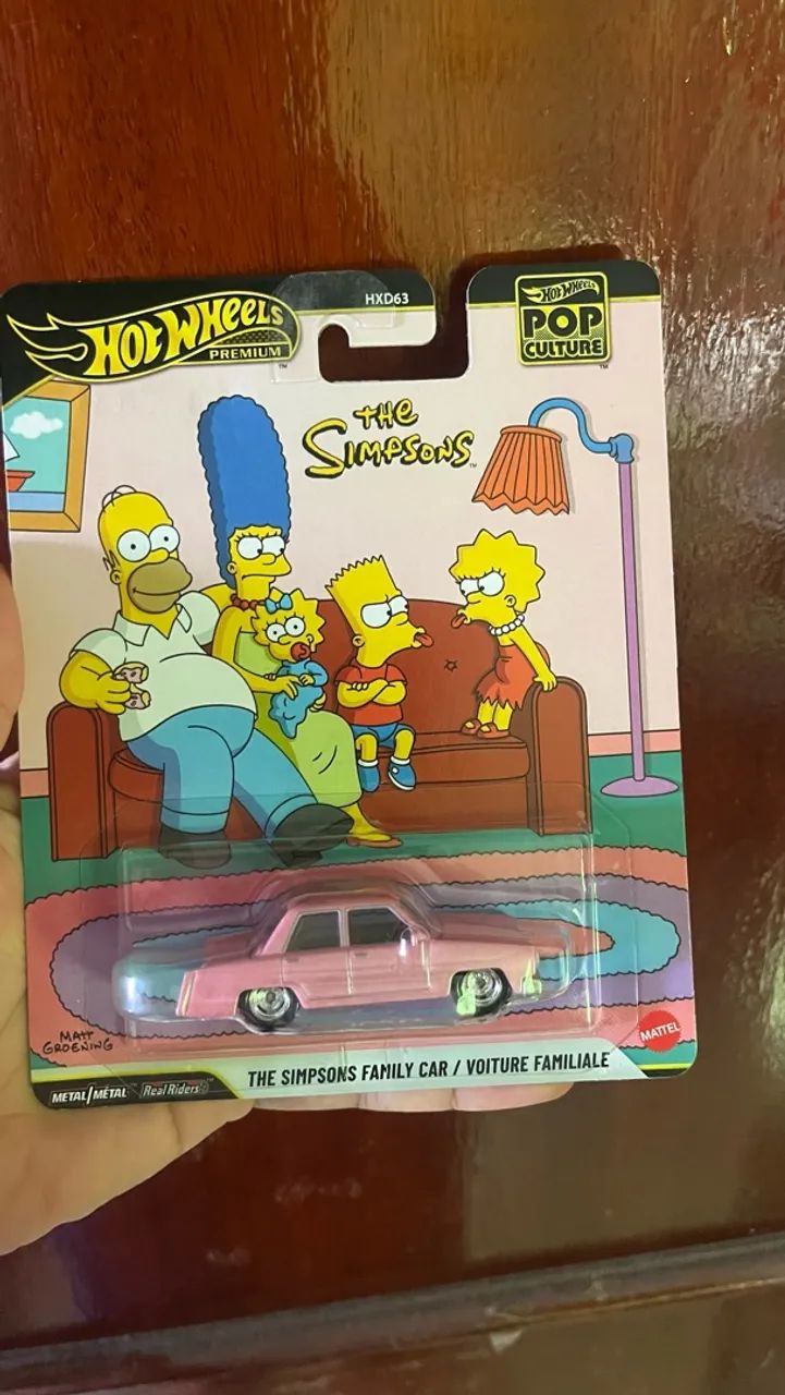 Carrinho hot Wheels Simpsons 