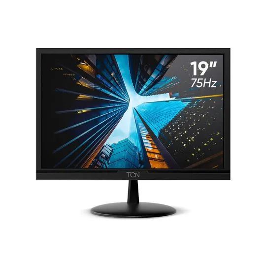 Monitor Office 19" LED HD Flat TCN, 60Hz, 5ms - Foto 2