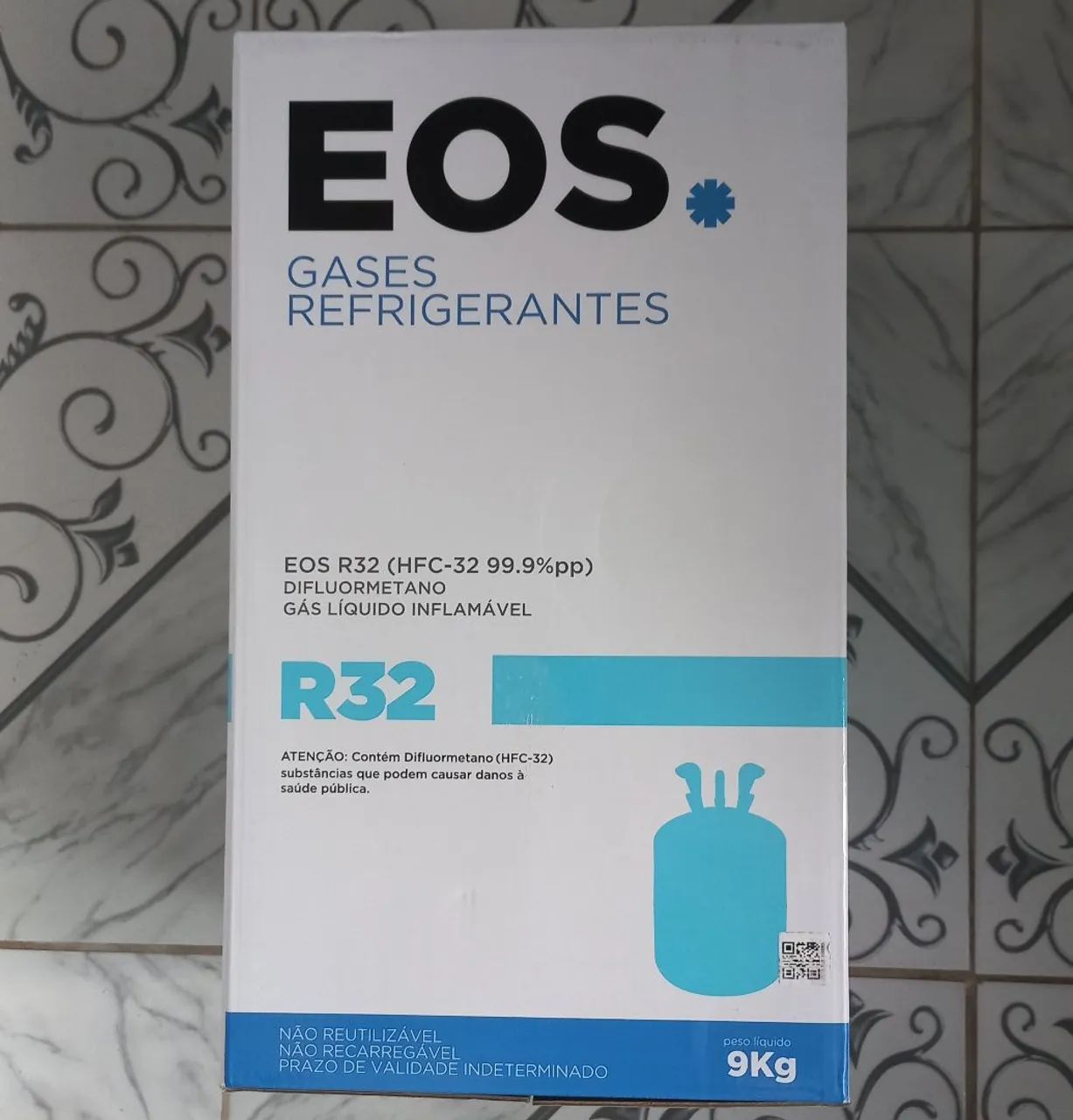 Fluido Gás R32 EOS 9 kg