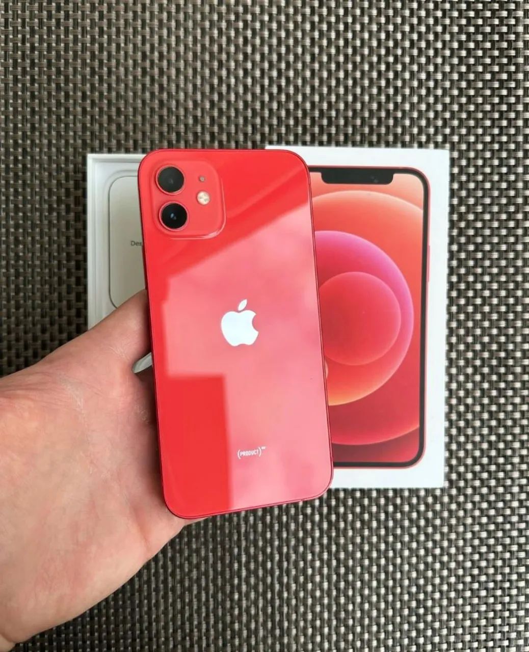 iPhone 12 Red 128GB Completo Caixa e Nota Fiscal Aceito Cartão