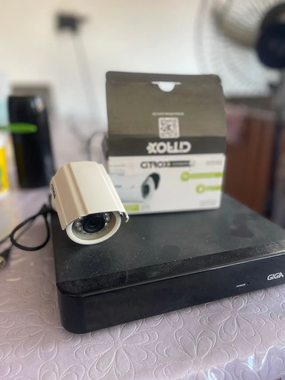 Kit CFTV Completo - 2 Câmeras de Segurança Citrox + Gravador DVR Giga - Foto 2
