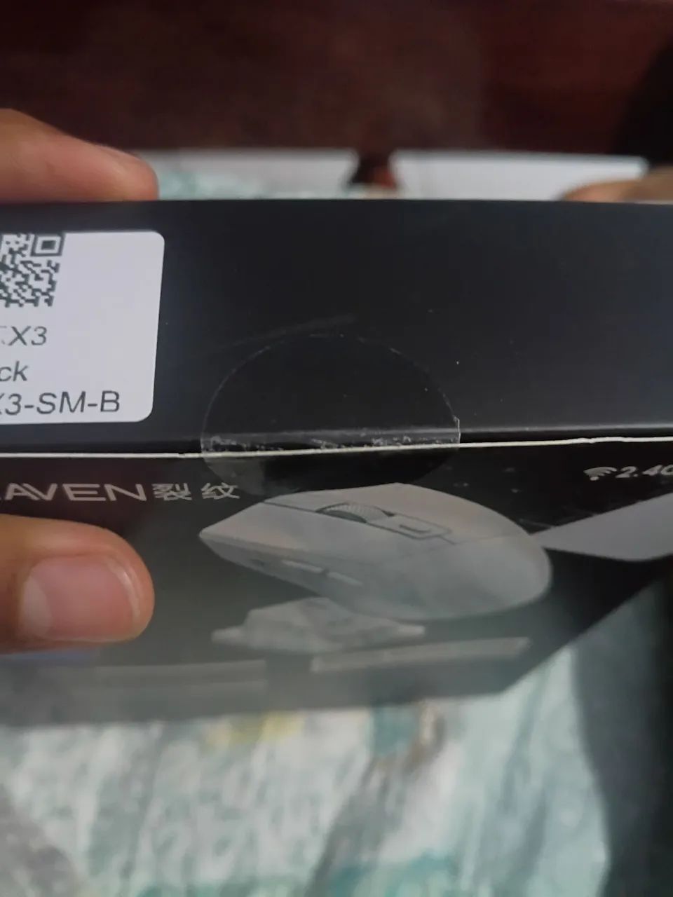 Mouse preto sem fio  - Foto 4