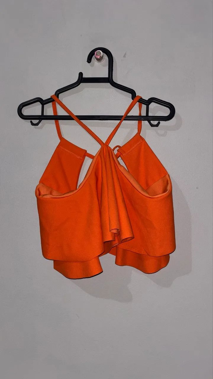 Conjunto laranja tamanho P