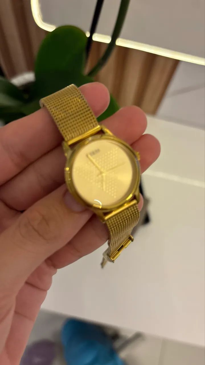 Relógio Guess feminino dourado  - Foto 2