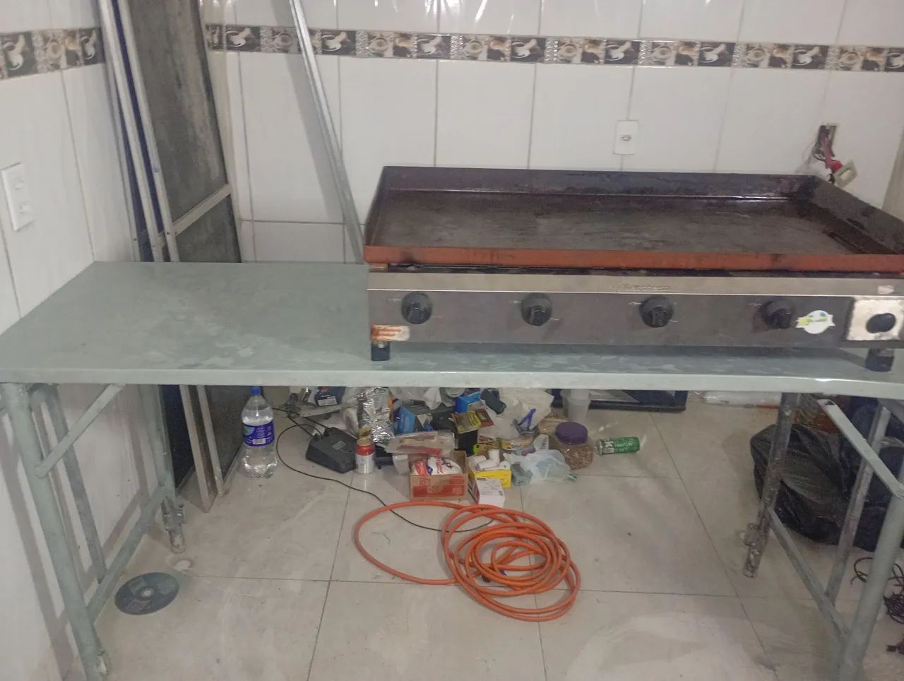 chapa grade e mesa inox 800 - Foto 3