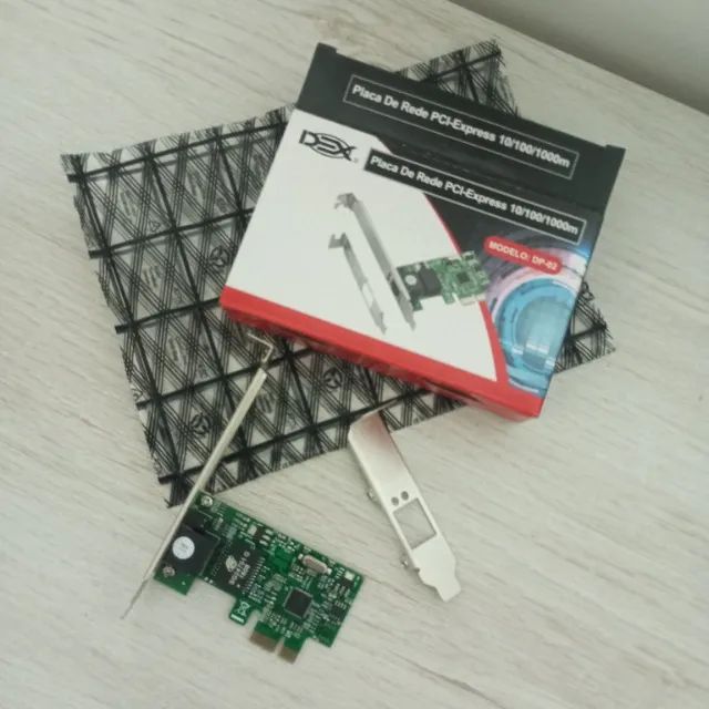 Placa De Rede (Novo) Pci Express 10/100 Dp-02 - Foto 2