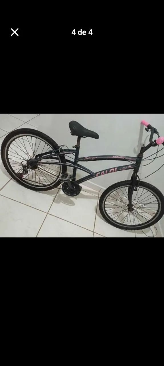 Vendo bicicleta  por 450  reais no cartão de crédito 2 vezes  ou  400 no dinheiro  ou Pix - Foto 3