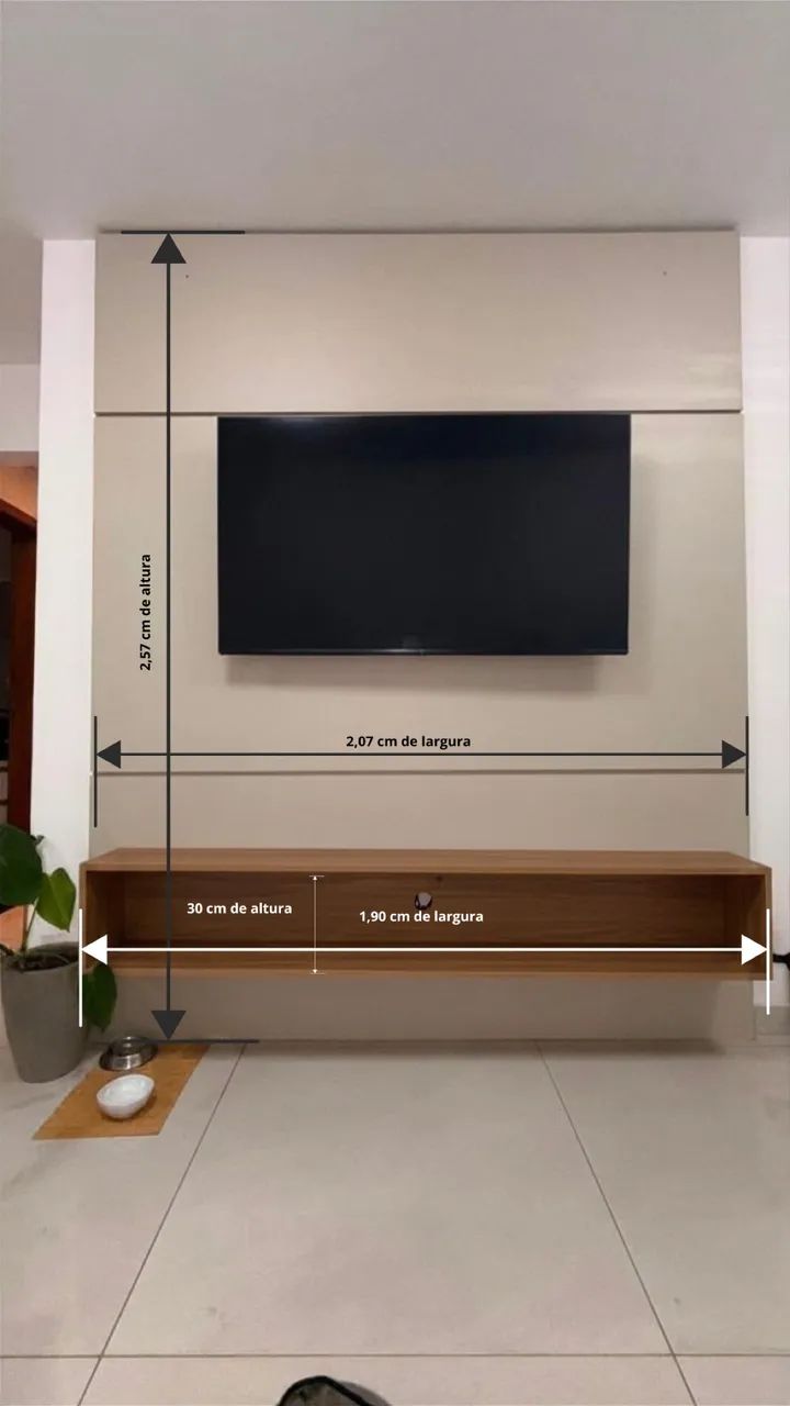 Painel de TV de MDF