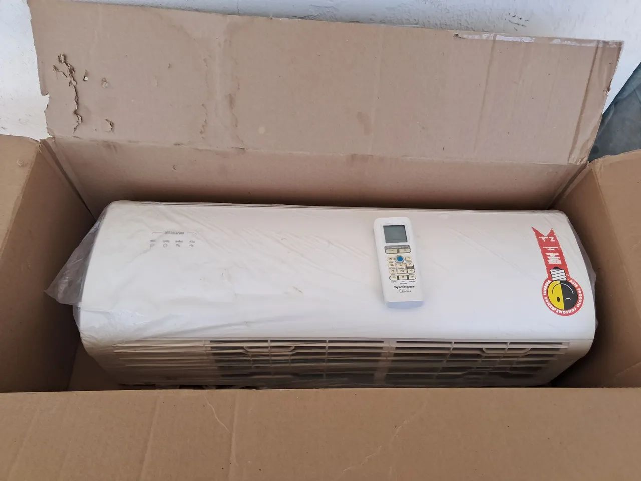 Ar condicionado split inverter springer/midea de 9.000 btus 