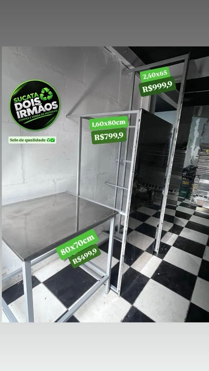 Mesa de inox 