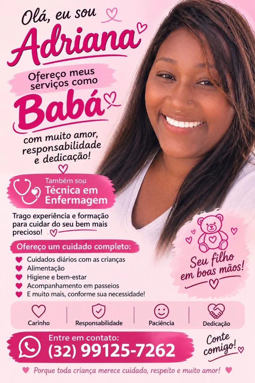 Babá Profissional - Técnica em enfermagem 
