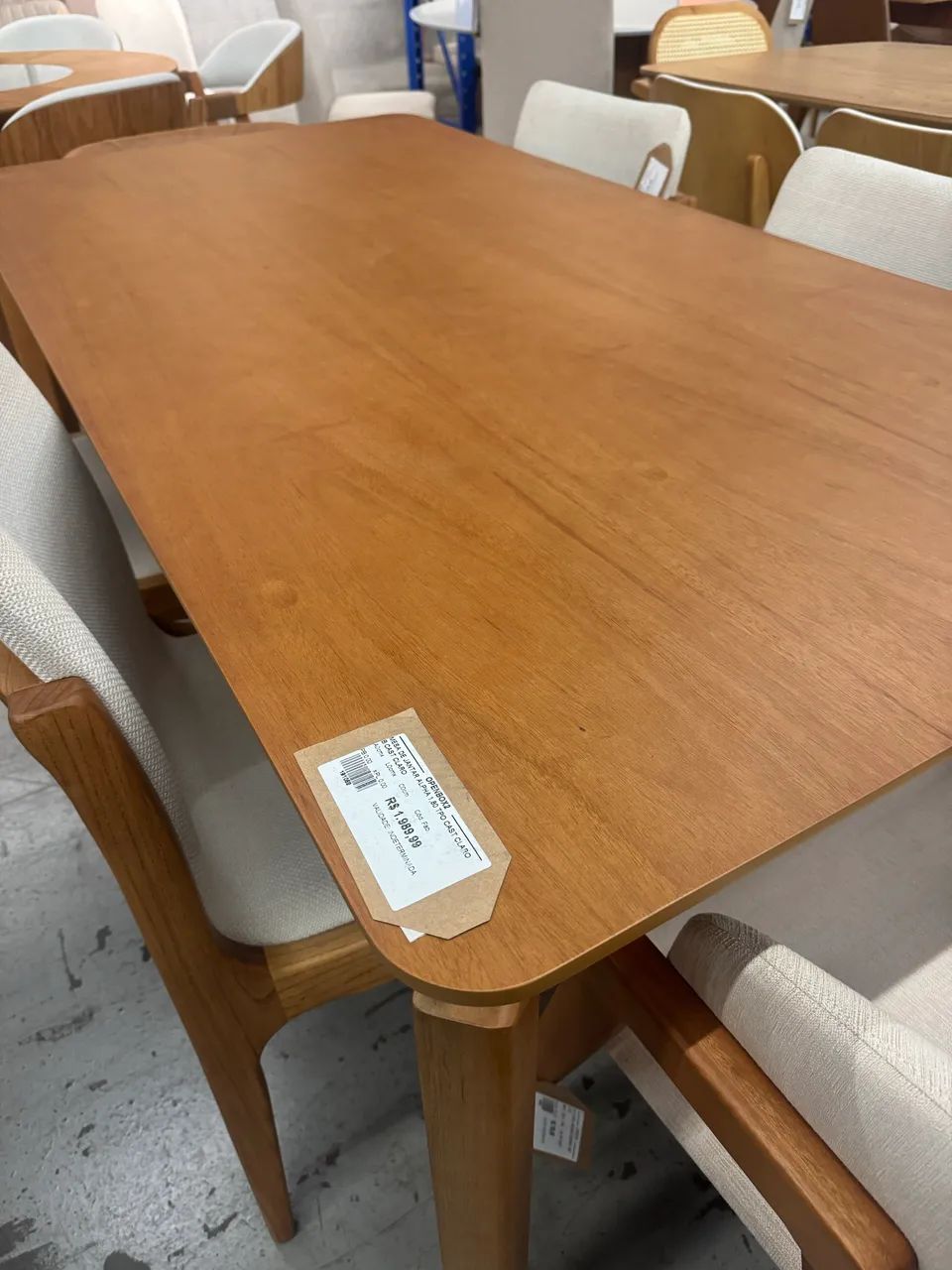Mesa alto padrão 170cm + 4 cadeiras  - Foto 2