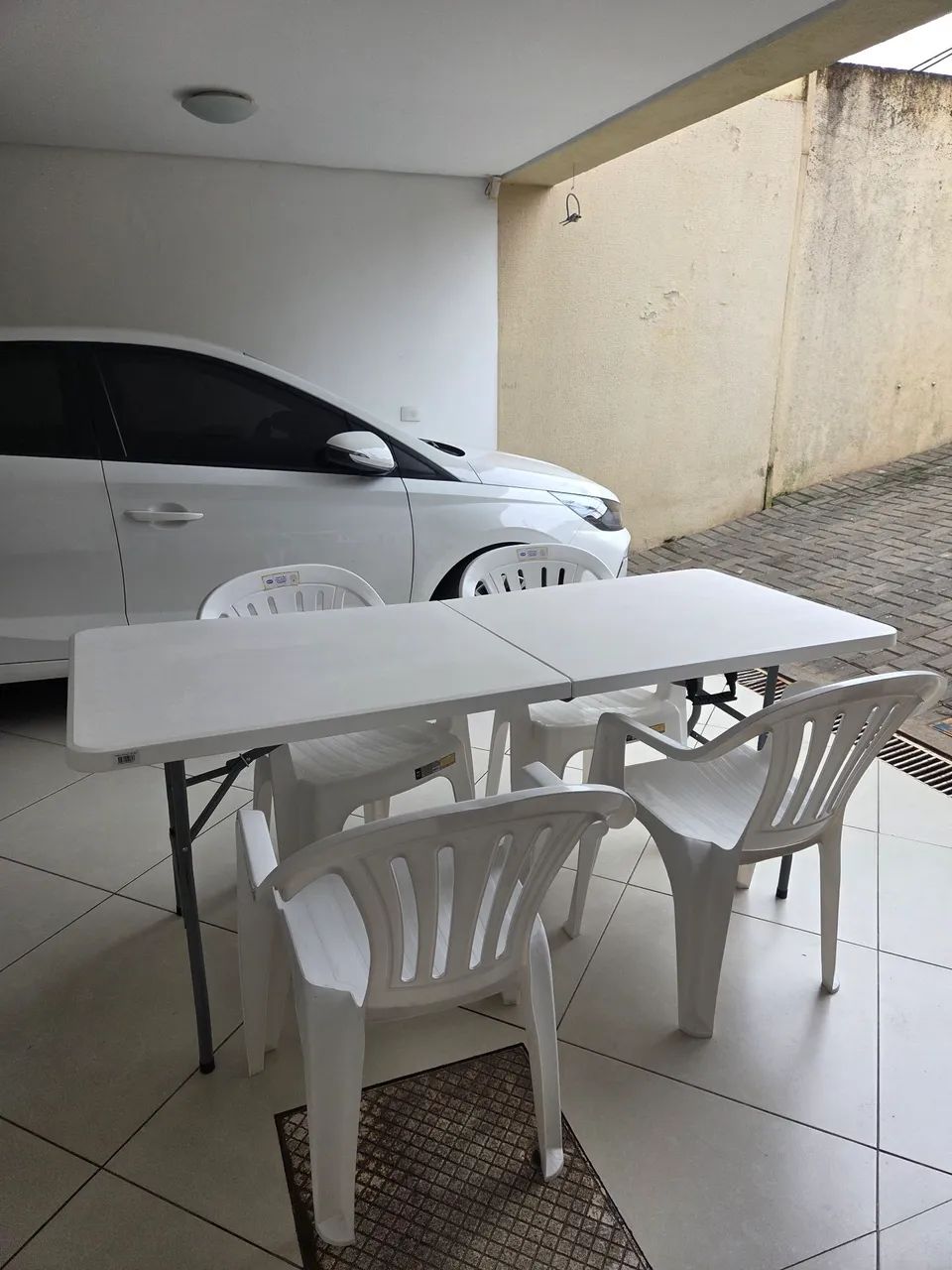 Jogo de mesa dobrável + Cadeiras - Foto 3